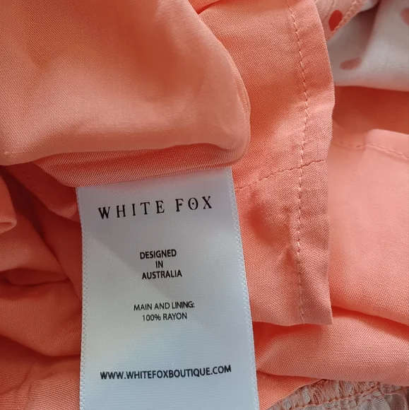 White Fox SpotOn peach dress - Picture 7 of 9
